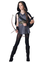 Girl's Hooded Huntress Costume - US 5084