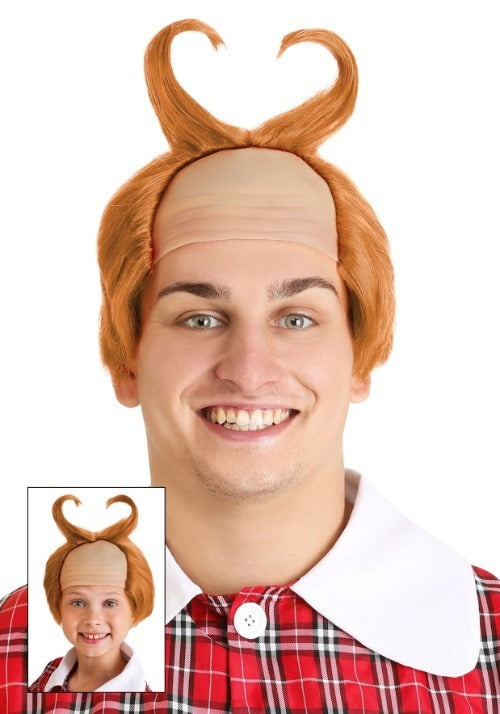Horned Orange Munchkin Costume Wig - US 2103