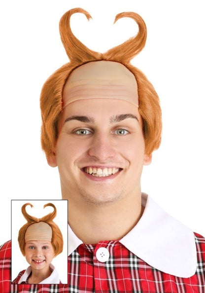 Horned Orange Munchkin Costume Wig - US 2103