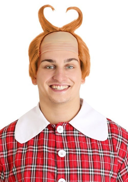 Horned Orange Munchkin Costume Wig - US 2103