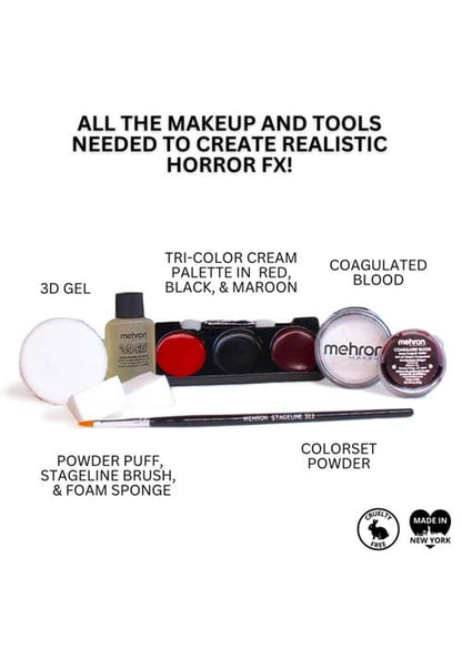 Mehron Horror Costume Makeup Kit - US 4524