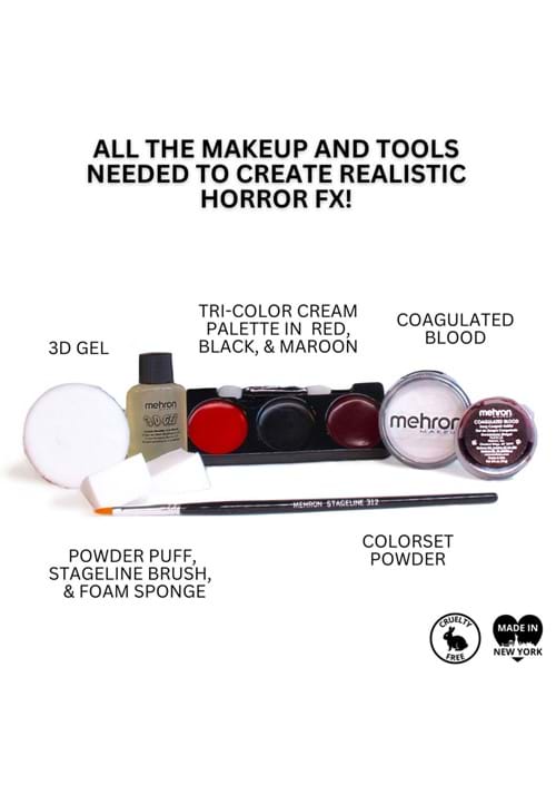 Mehron Horror Costume Makeup Kit - US 4524