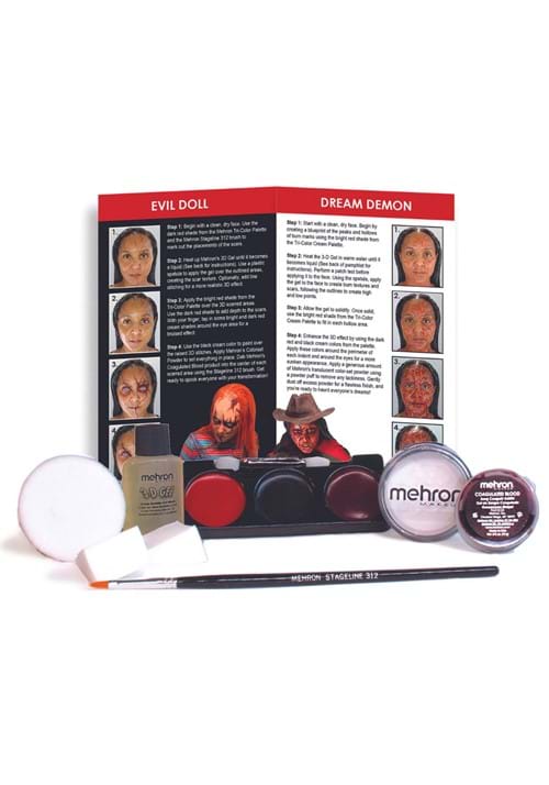 Mehron Horror Costume Makeup Kit - US 4524