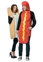 Adult Hot Dog and Bun Couples Costume - US 6692