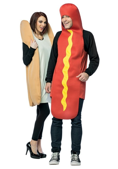 Adult Hot Dog and Bun Couples Costume - US 6692