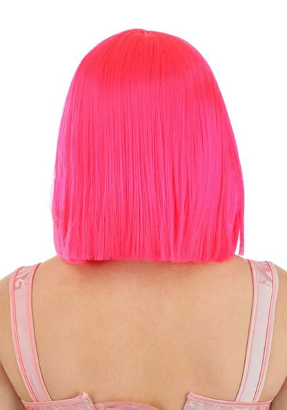 Hot Pink Bob Wig Accessory - US 2211