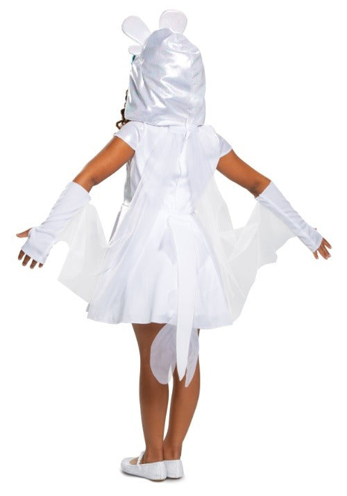 How to Train Your Dragon Classic Girls Light Fury Costume - US 8768