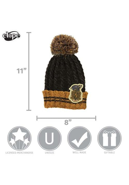 Harry Potter Hufflepuff Pom Beanie - US 9437