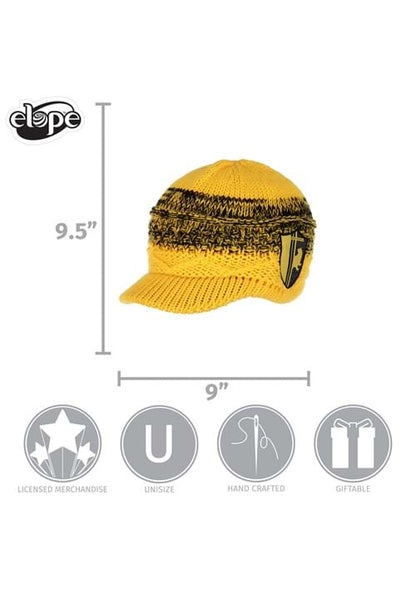 Harry Potter Knit Brim Cap Hufflepuff - US 5833