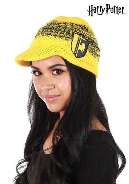 Harry Potter Knit Brim Cap Hufflepuff - US 5833