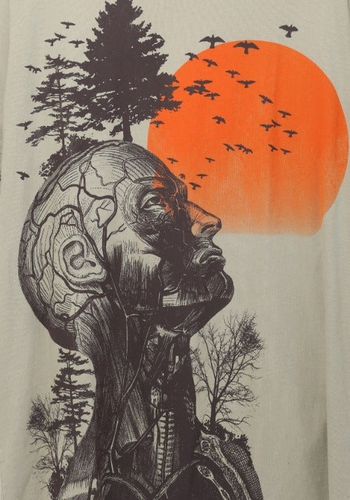Adult Human Tree Hangover T-Shirt - US 7412