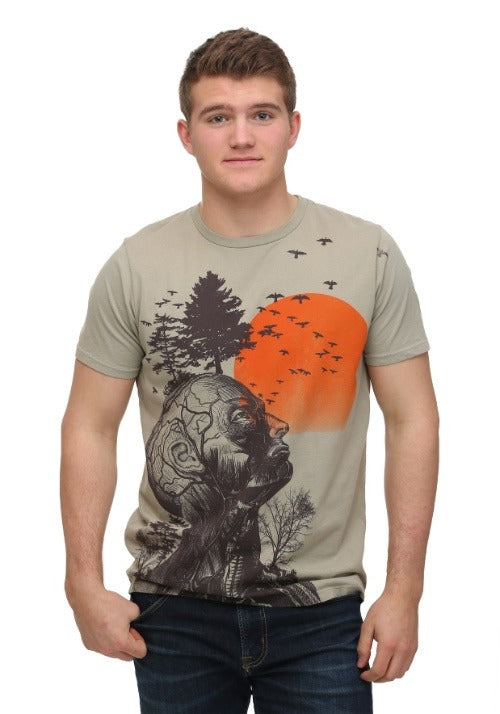 Adult Human Tree Hangover T-Shirt - US 7412