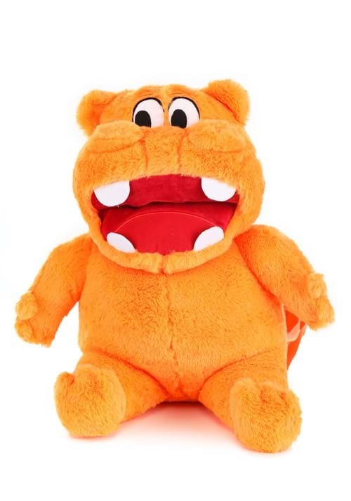 Orange Hungry Hungry Hippos Plush Backpack - US 3159