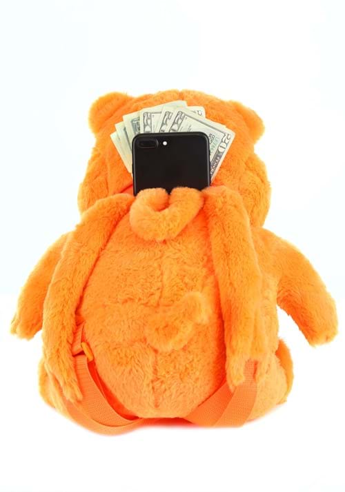 Orange Hungry Hungry Hippos Plush Backpack - US 3159