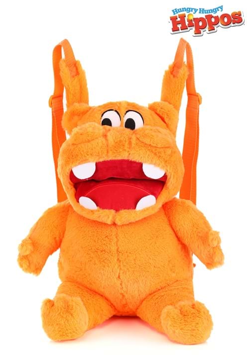 Orange Hungry Hungry Hippos Plush Backpack - US 3159