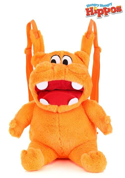 Orange Hungry Hungry Hippos Plush Backpack - US 3159