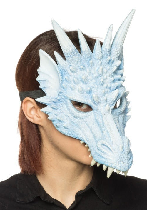 Ice Blue Dragon Mask - US 5192