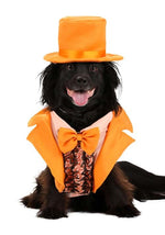 Iconic Orange Tuxedo Costume for Pets - US 5623