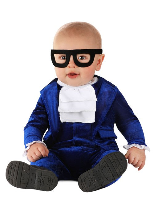 60s Blue Swinger Costume for Infants - US 7254