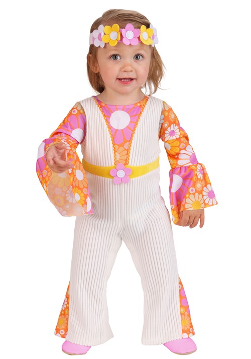 Infant Bell Bottom Hippie Costume - US 0789