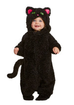 Fuzzy Black Cat Costume for Infants - US 9370