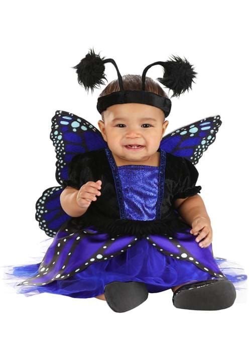 Girl's Blue Butterfly Costume for Infants - US 2627