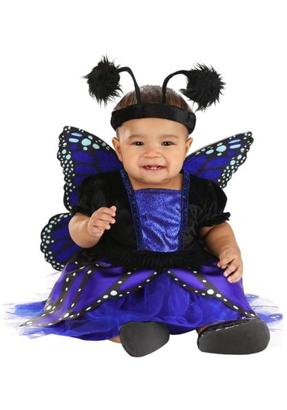 Girl's Blue Butterfly Costume for Infants - US 2627