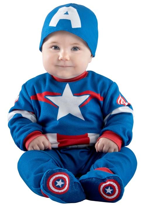 Captain America Steve Rogers Costume for Infants - US 6229