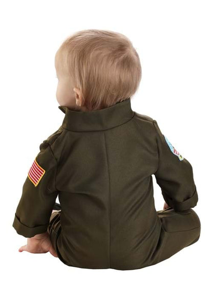 Flight Suit Top Gun Costume for Infants - US 7927