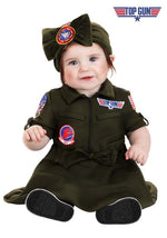 Girl's Flight Suit Top Gun Infant Costume Dress - US 7978