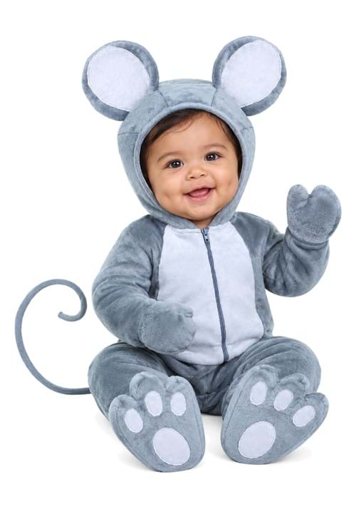 Grey Baby Mouse Infant Costume - US 0593