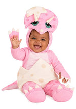 Pink Hatchling Dinosaur Costume for Infants - US 7899