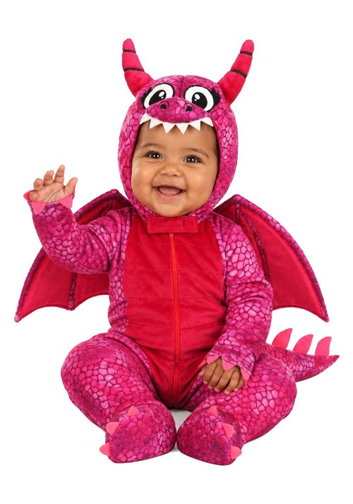 Magenta Dragon Baby Costume - US 8644