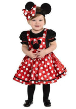 Girl's Infant Minnie Mouse Red Costume Dress - US 1082