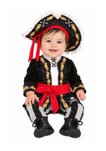 Pirate Captain Costume for Infants - US 8055