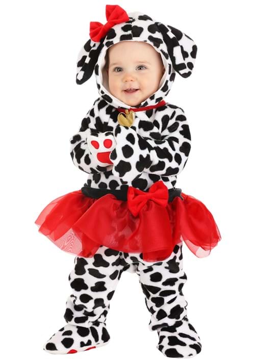 Soft Dalmatian Tutu Costume for Infants - US 9992