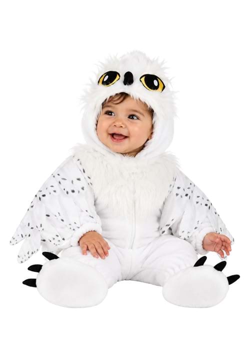 Plush White Owl Costume for Infants - US 6877