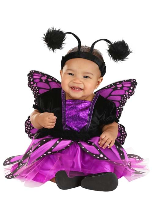 Girl's Purple Butterfly Costume for Infants - US 3122