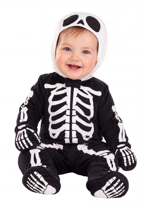 Snuggly Skeleton Costume for Infants - US 0809