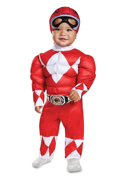 Toddler Power Rangers Red Ranger Muscle Costume - US 8099