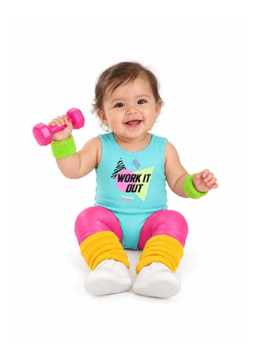 Totally 80s Workout Costume for Infants - US 7558