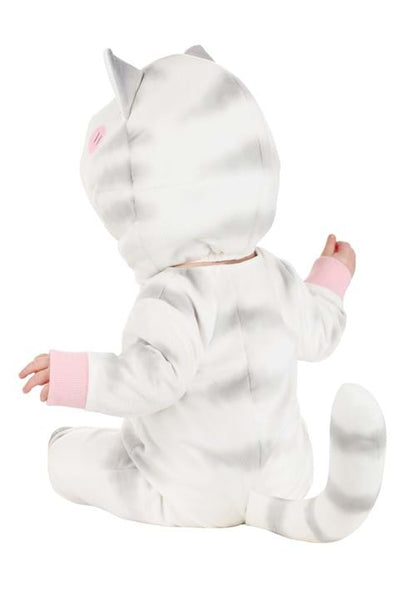 White and Gray Kitty Costume for Infants - US 8431
