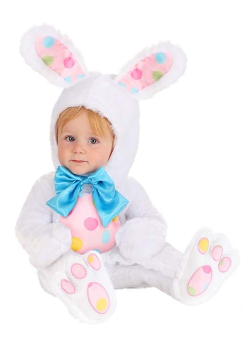 White Easter Bunny Baby Costume for Infants - US 0485