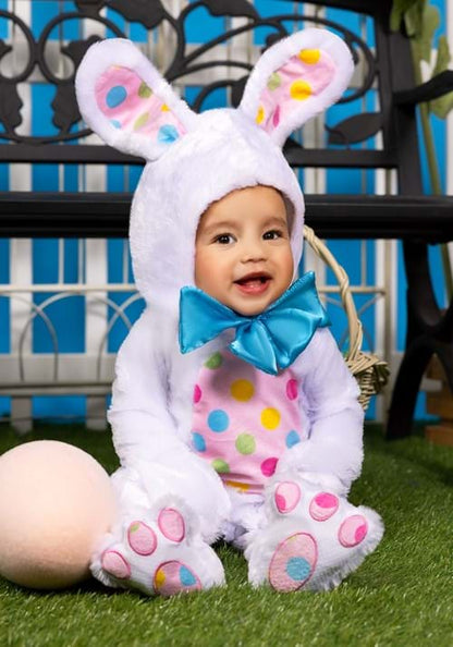 White Easter Bunny Baby Costume for Infants - US 0485