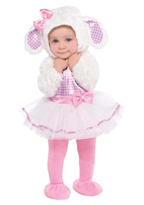 Girl's Infant Little Pink Lamb Costume - US 7793