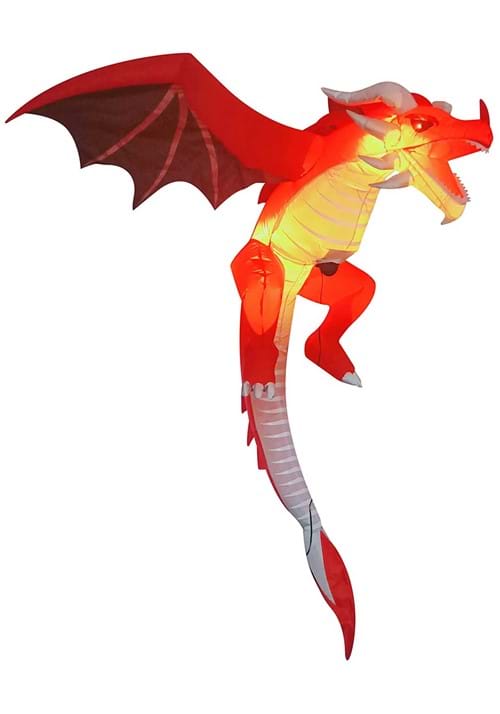 5FT Inflatable Flying Red Dragon Decoration - US 4694