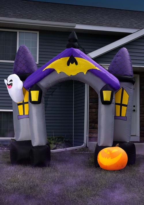 9FT Inflatable Haunted House Archway Decoration - US 8879