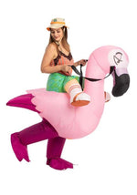 Inflatable Flamingo Ride-On Adult Costume - US 4944