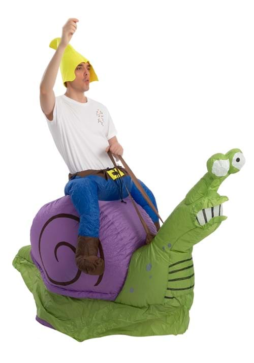 Inflatable Grumpy Snail Ride-On Costume for Adults - US 8299