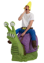 Inflatable Grumpy Snail Ride-On Costume for Adults - US 8299